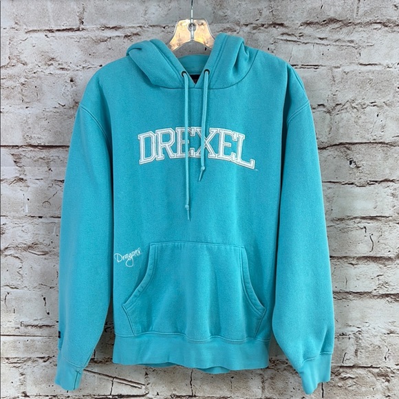 Aqua Blue Drexel Dragons Hoodie - Picture 1 of 6